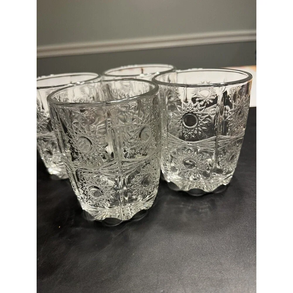 5pc Whiskey Bourbon Decanter w Old Fashioned Glasses & Stopper